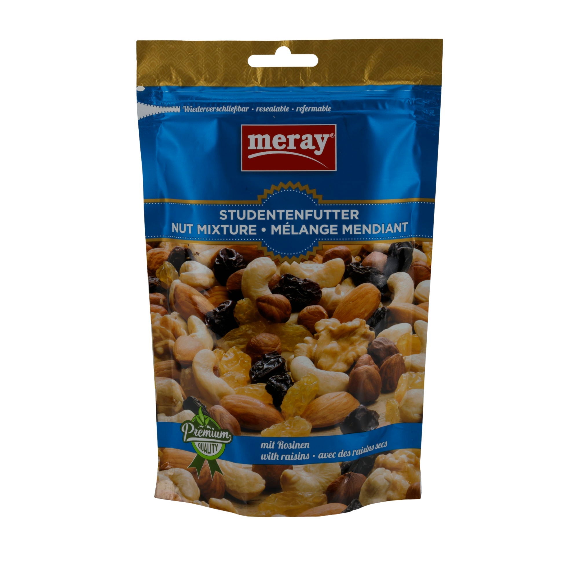 Studentenfutter Meray | Nussmischung | mit Rosinen | 150 g MERAY